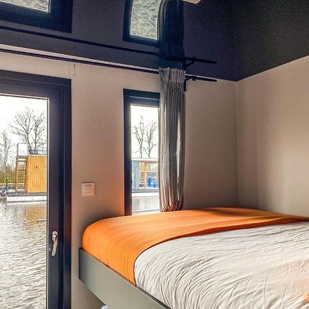 Houseboat Orange Sneekermeer Offingawier Extérieur photo