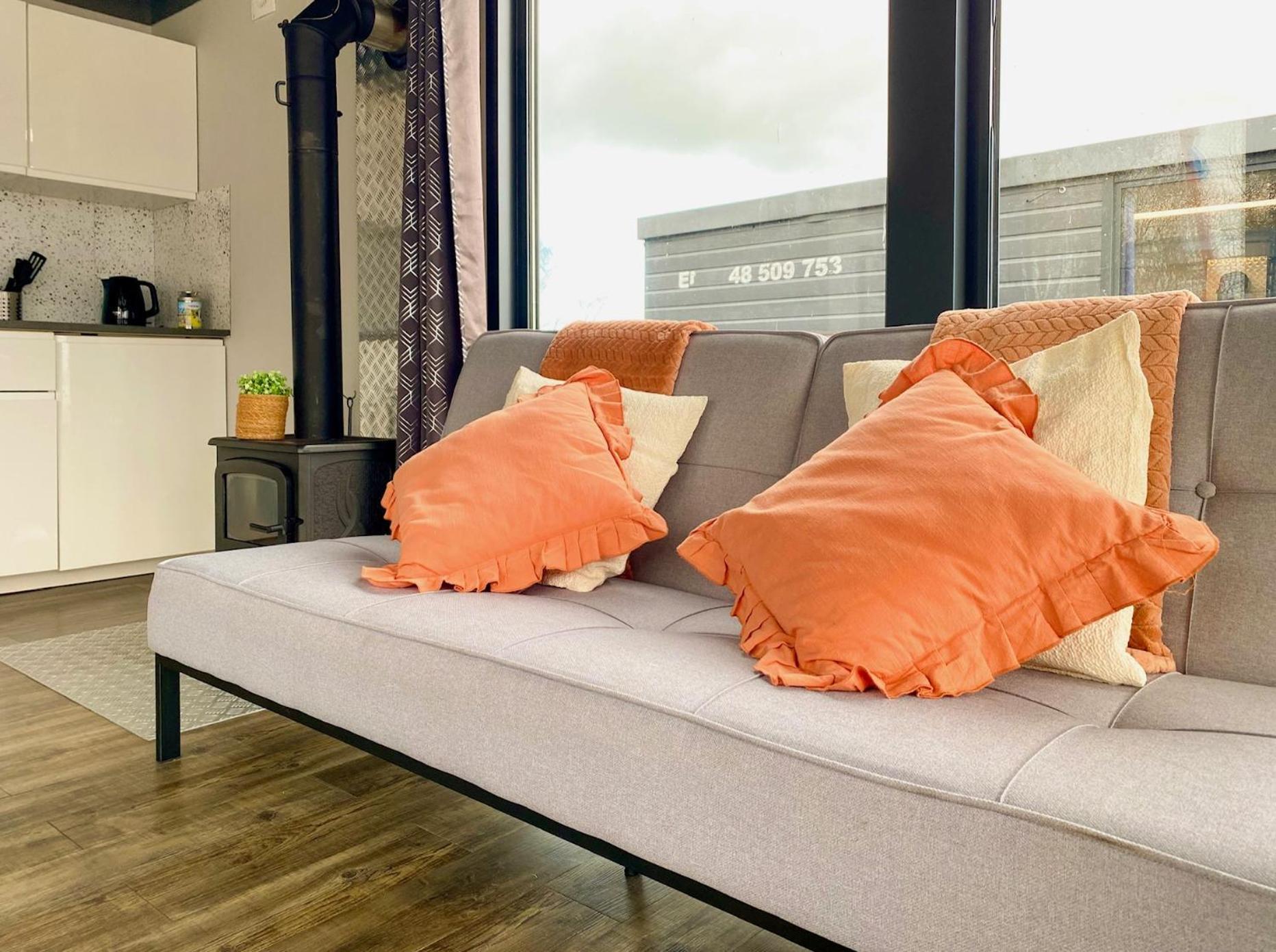 Houseboat Orange Sneekermeer Offingawier Extérieur photo